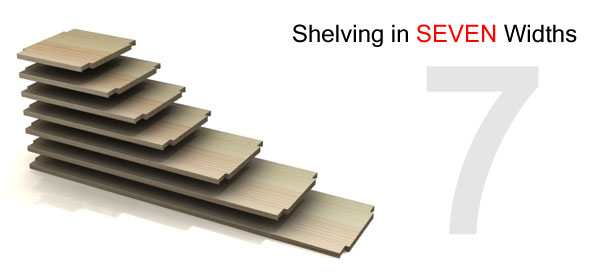 Available in 7 widths